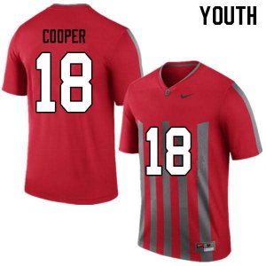 Youth Ohio State Buckeyes #18 Jonathon Cooper Throwback Nike NCAA College Football Jersey New Release RIJ8044SR